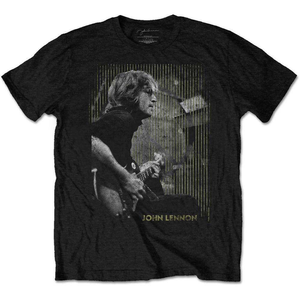 John Lennon Unisex T Shirt Gibson Sleeve Print